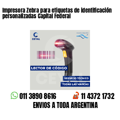 Impresora Zebra para etiquetas de identificación personalizadas Capital Federal