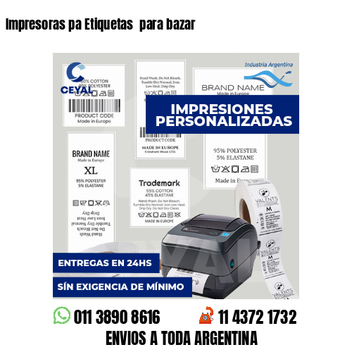 Impresoras pa Etiquetas  para bazar