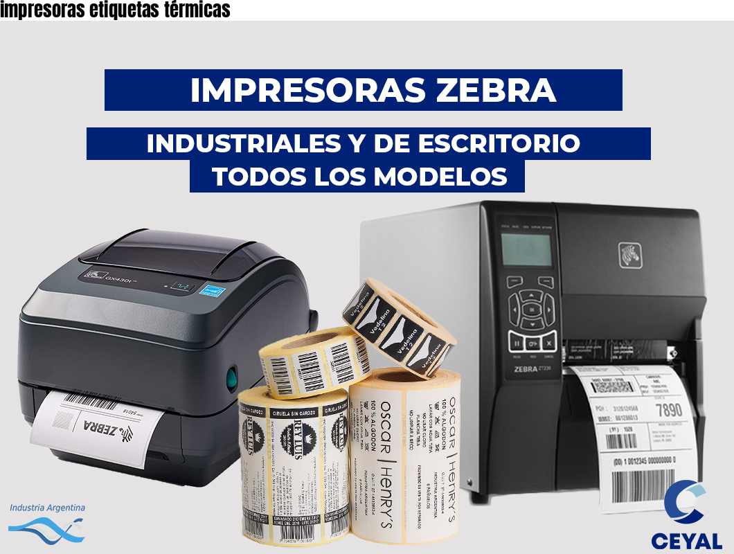 impresoras etiquetas térmicas