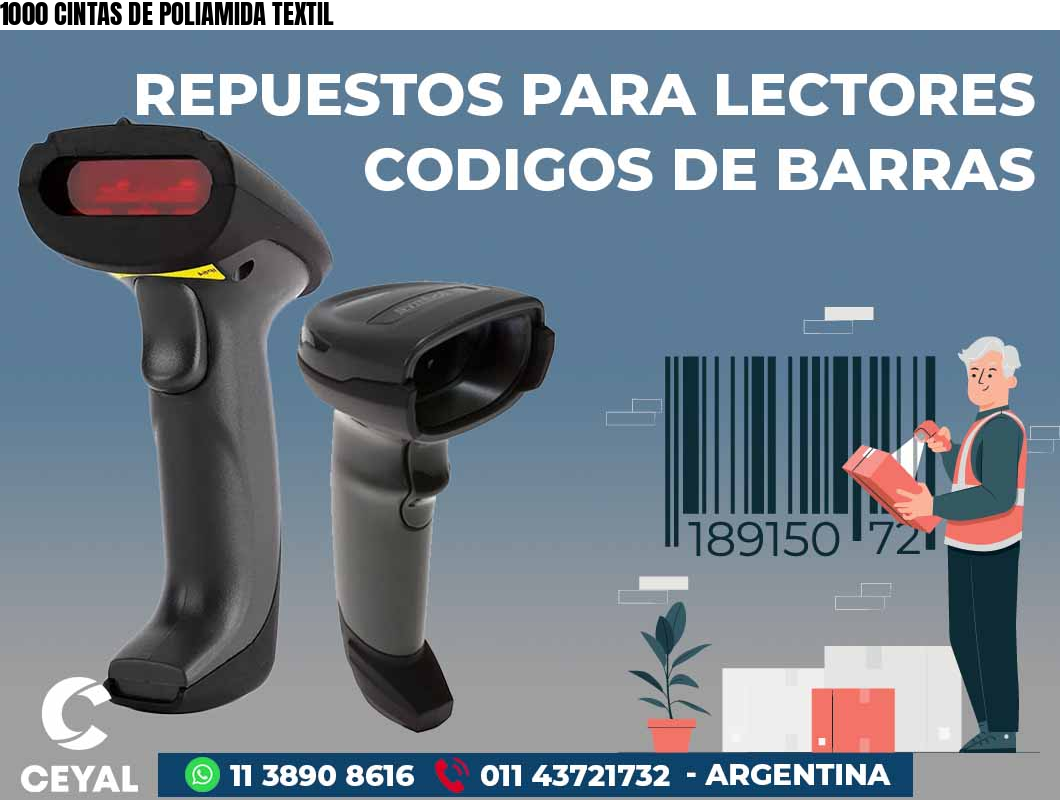 1000 CINTAS DE POLIAMIDA TEXTIL