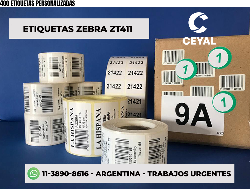 400 ETIQUETAS PERSONALIZADAS