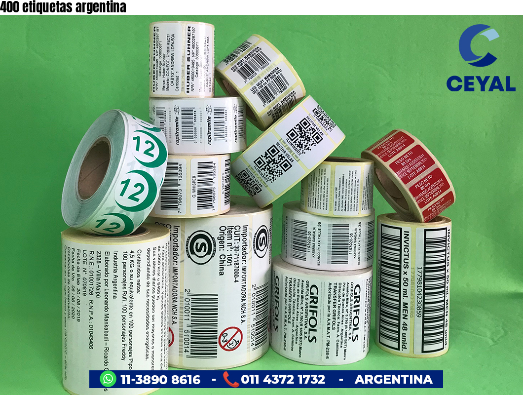 400 etiquetas argentina