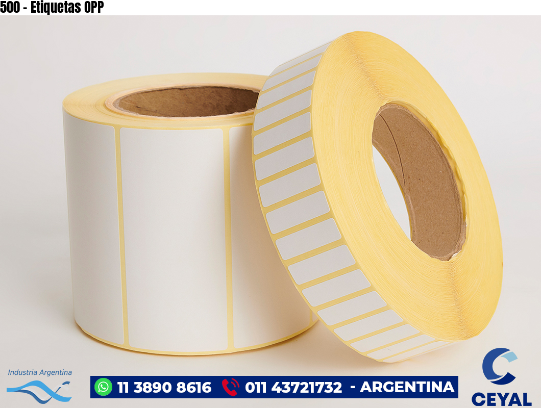 500 – Etiquetas OPP