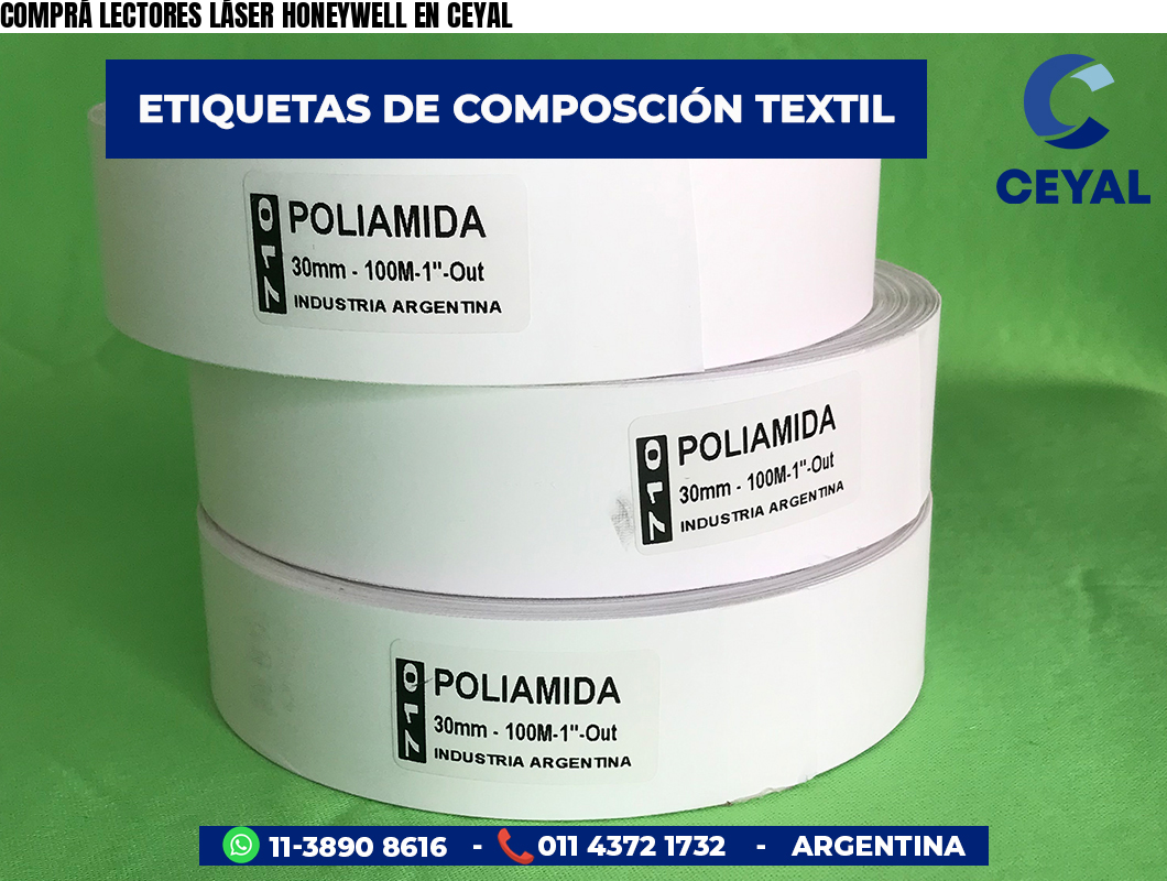 COMPRÁ LECTORES LÁSER HONEYWELL EN CEYAL