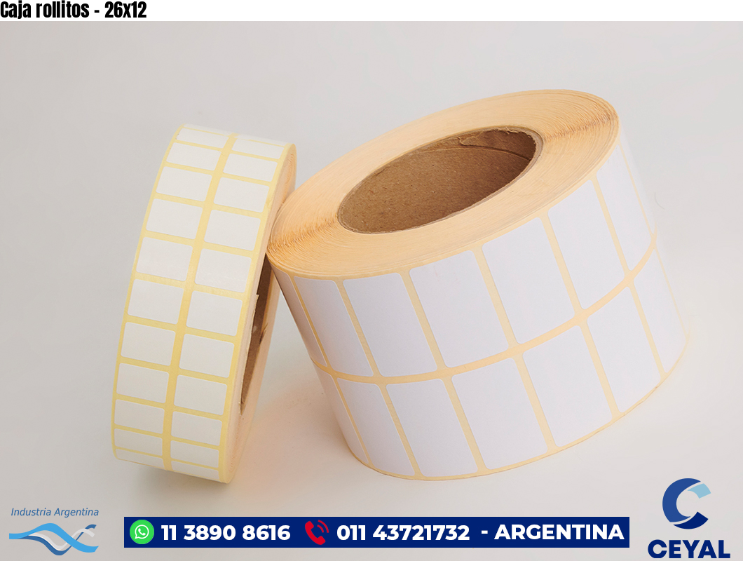 Caja rollitos - 26x12
