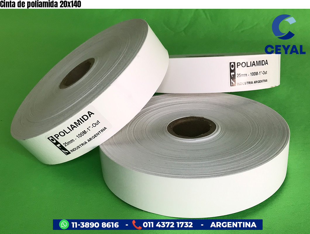 Cinta de poliamida 20x140
