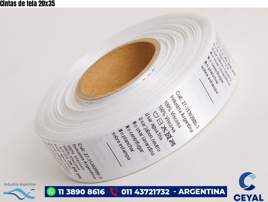 Cintas de tela 20×35