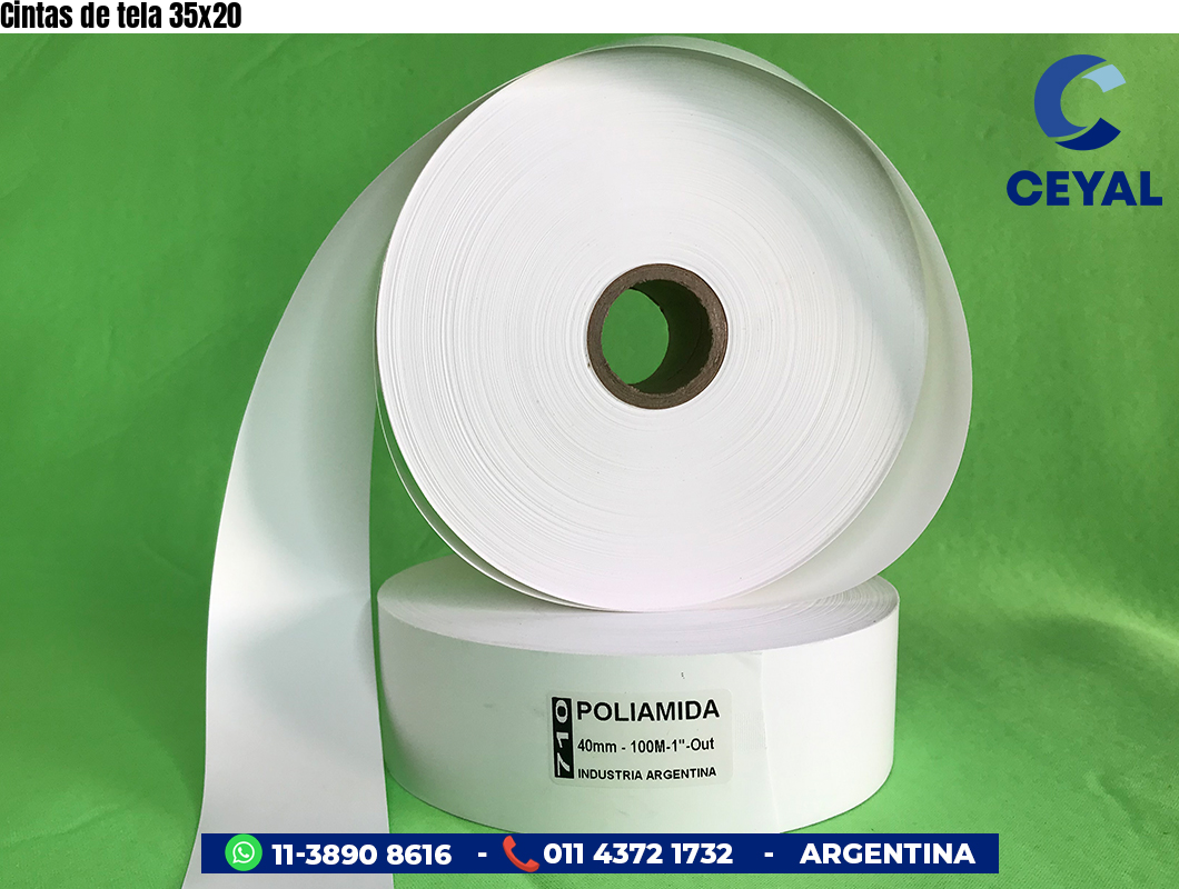 Cintas de tela 35×20