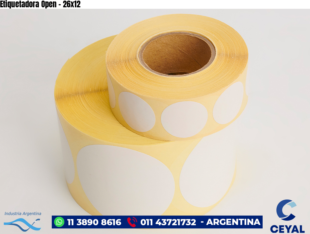 Etiquetadora Open - 26x12