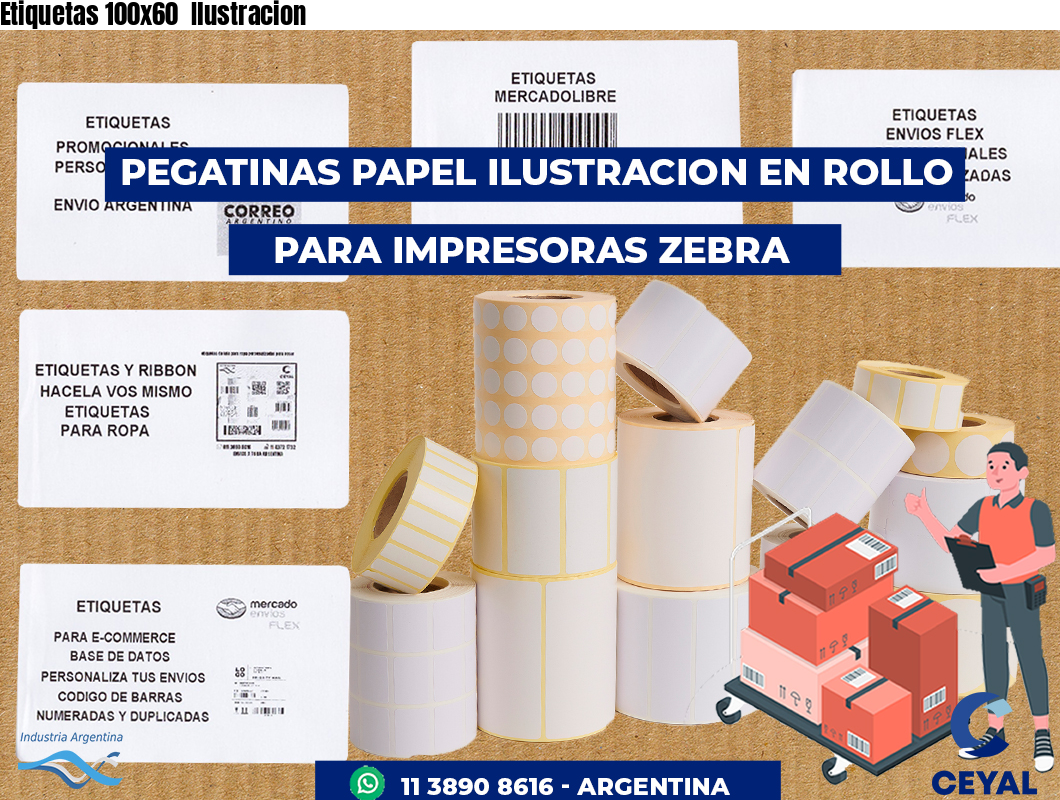 Etiquetas 100x60 Ilustracion