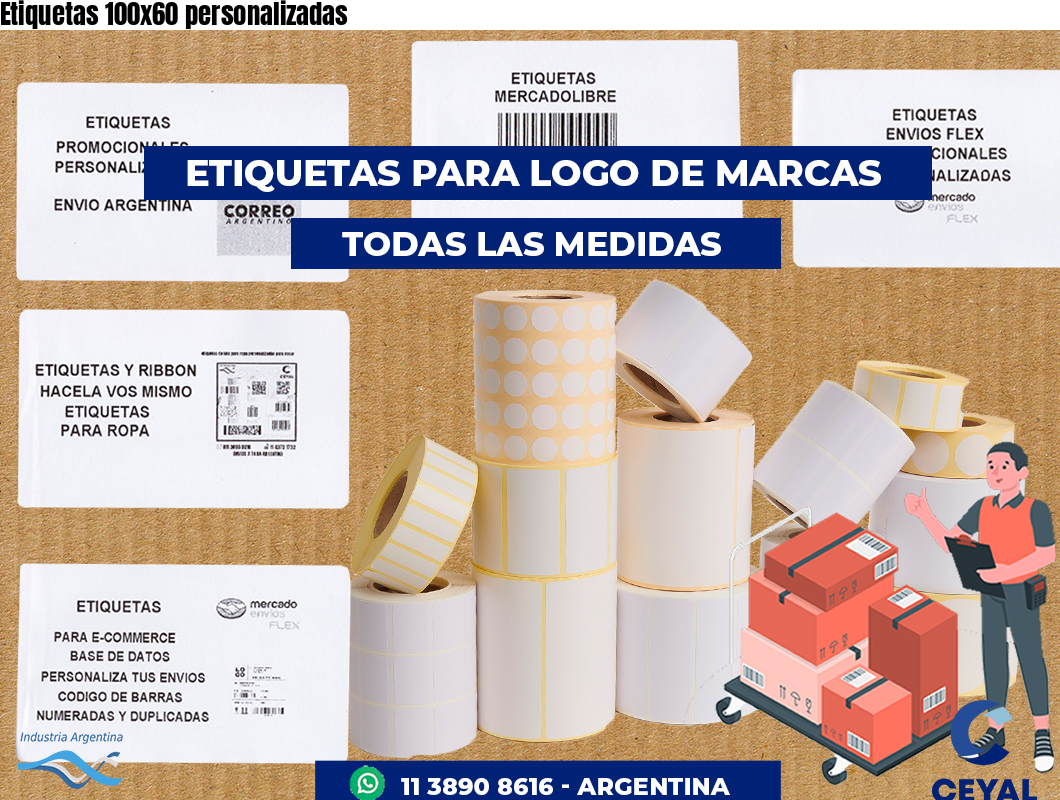 Etiquetas 100x60 personalizadas
