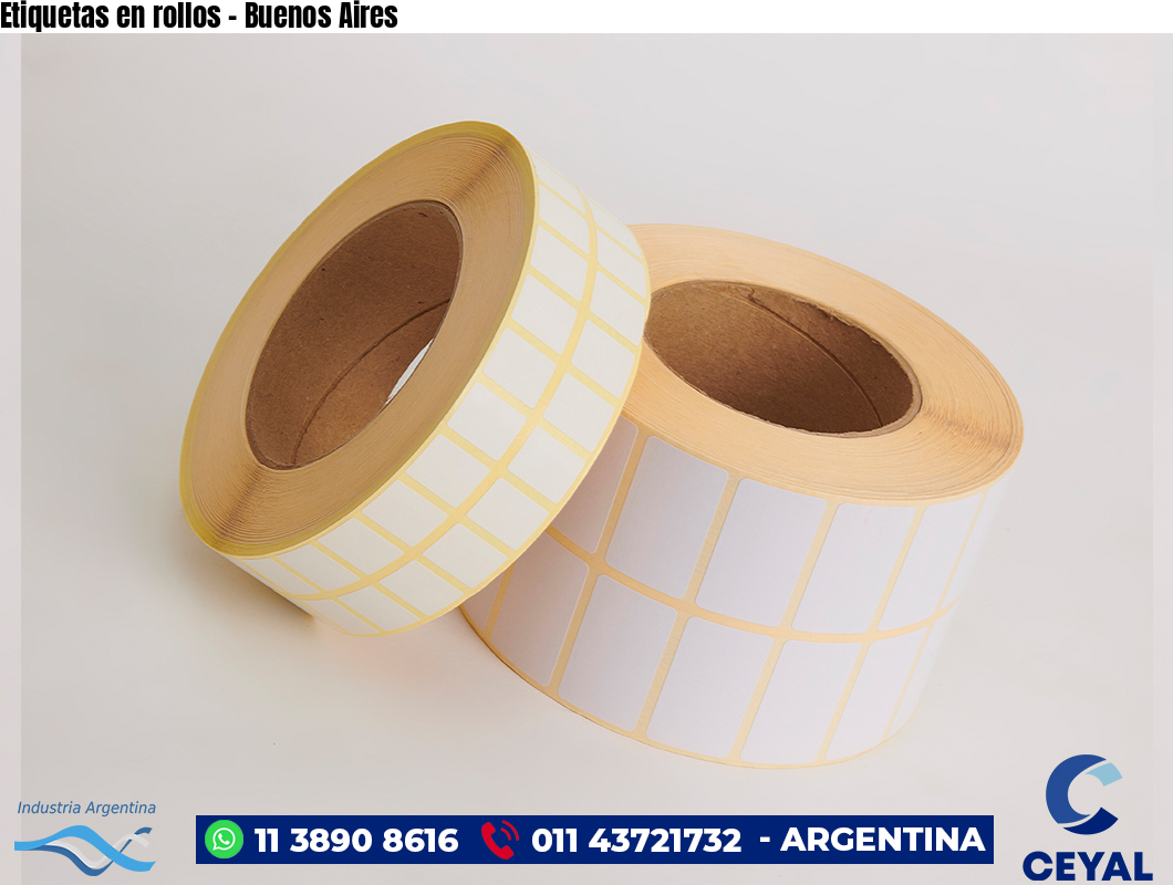 Etiquetas en rollos - Buenos Aires