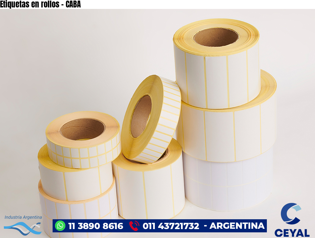 Etiquetas en rollos – CABA