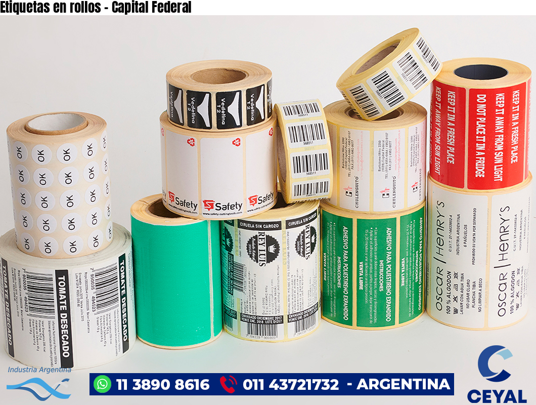 Etiquetas en rollos - Capital Federal