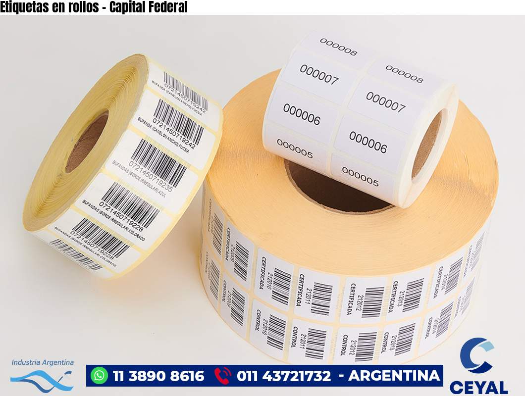 Etiquetas en rollos – Capital Federal