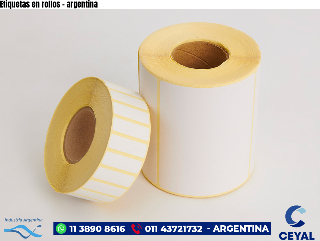 Etiquetas en rollos – argentina