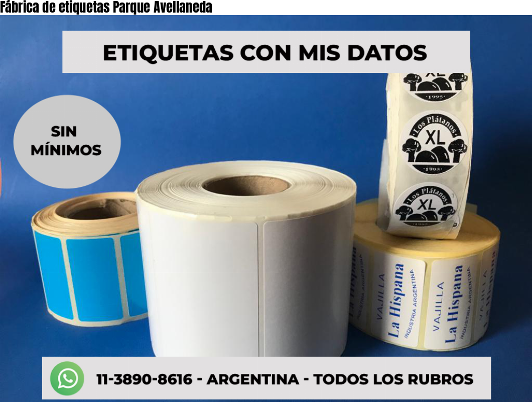 Fábrica de etiquetas Parque Avellaneda