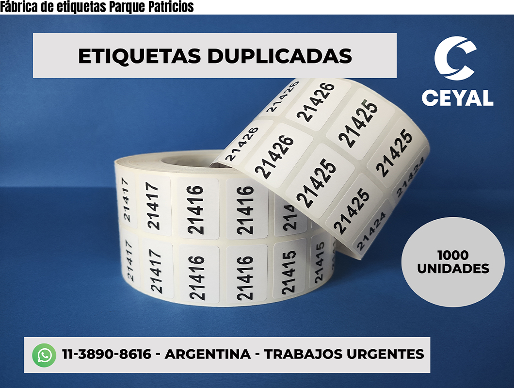 Fábrica de etiquetas Parque Patricios