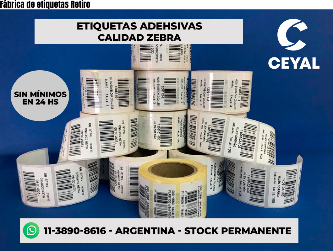 Fábrica de etiquetas Retiro