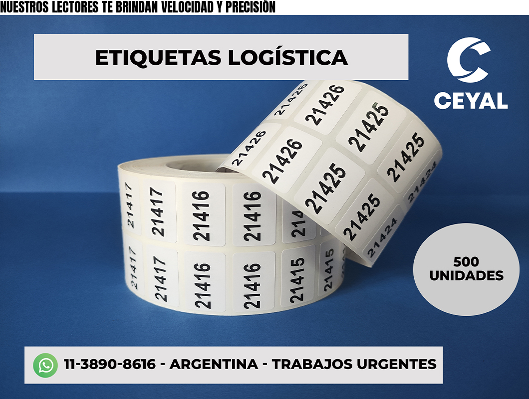 NUESTROS LECTORES TE BRINDAN VELOCIDAD Y PRECISIÓN