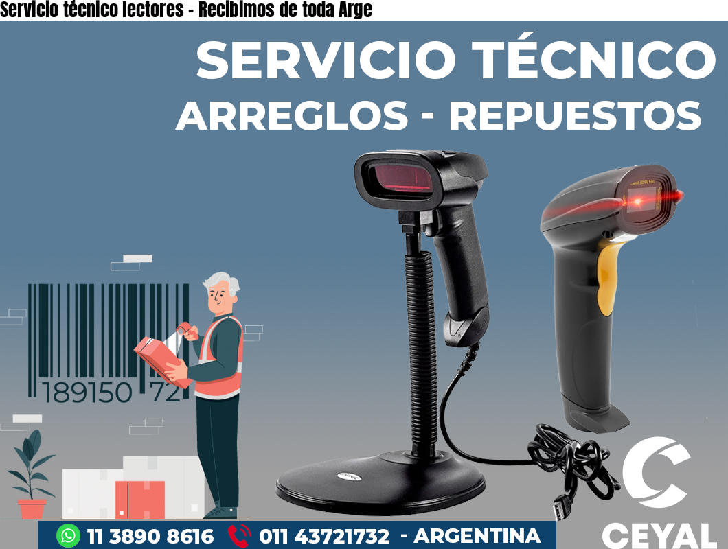 Servicio técnico lectores – Recibimos de toda Arge