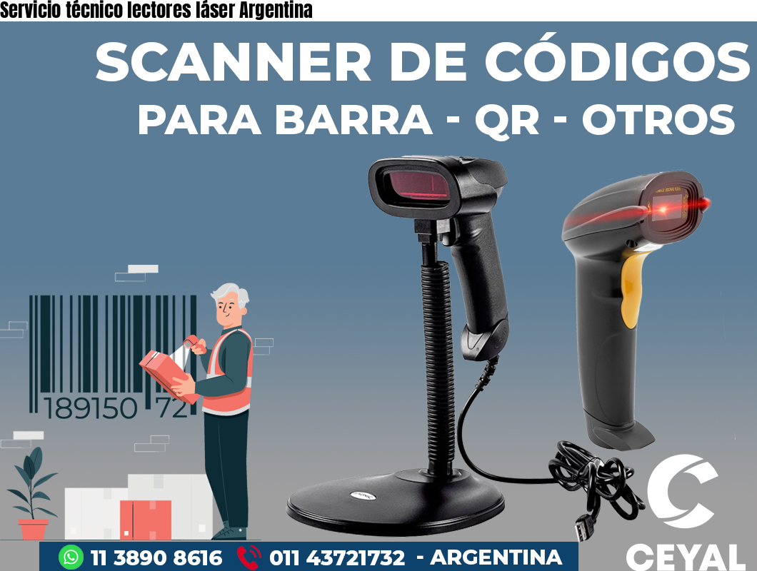 Servicio técnico lectores láser Argentina