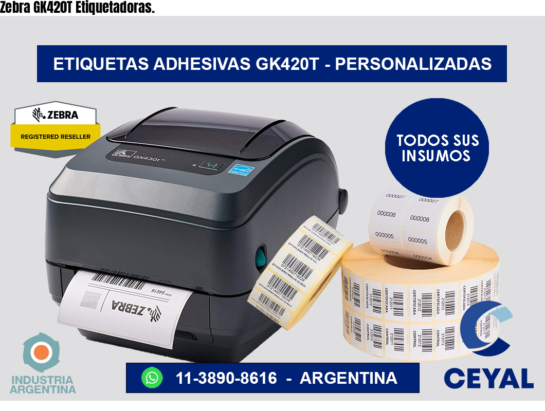 Zebra GK420T Etiquetadoras.