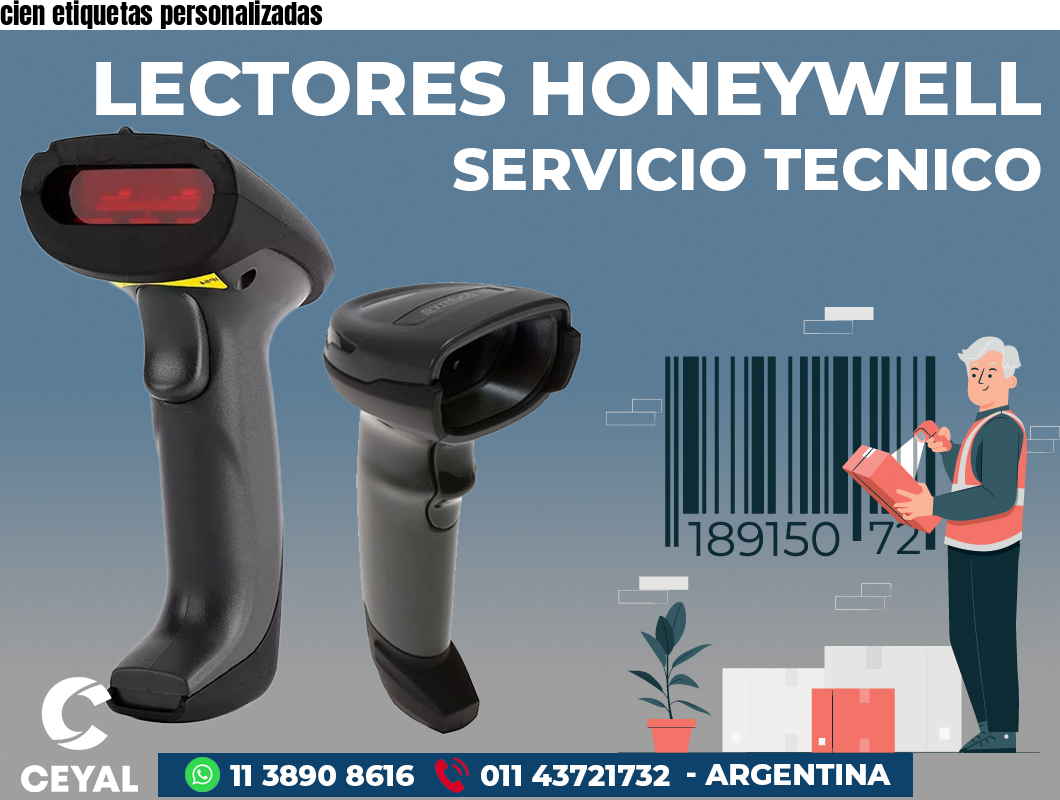 cien etiquetas personalizadas
