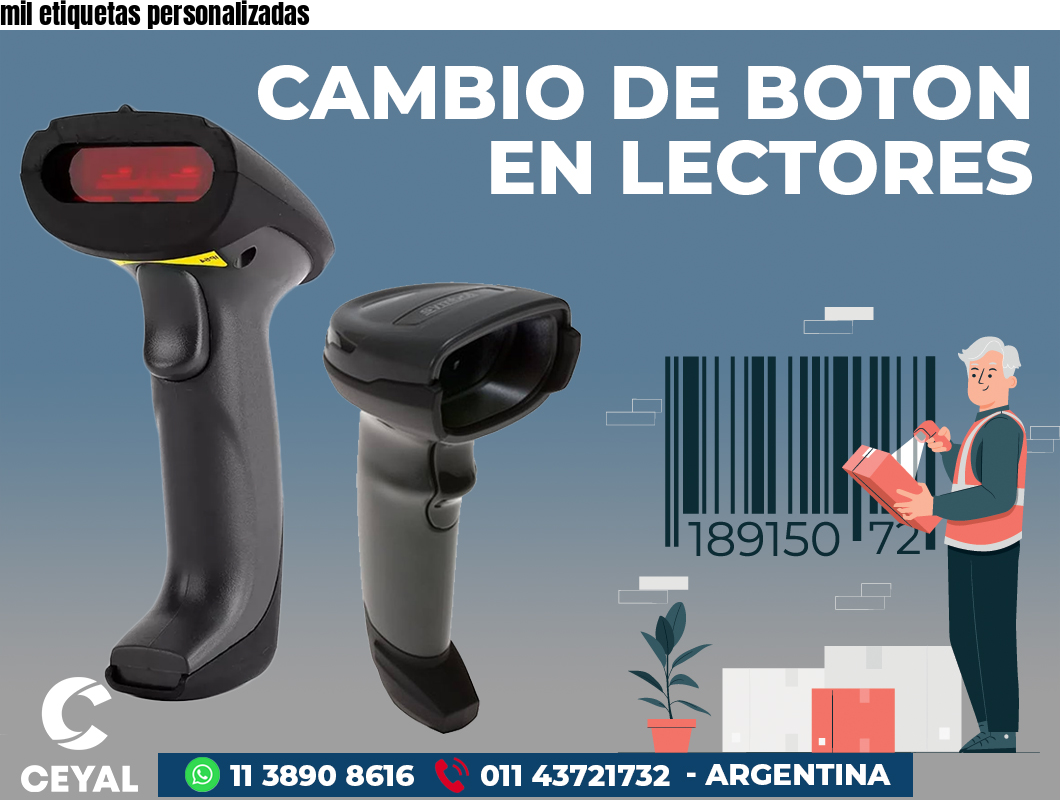 mil etiquetas personalizadas