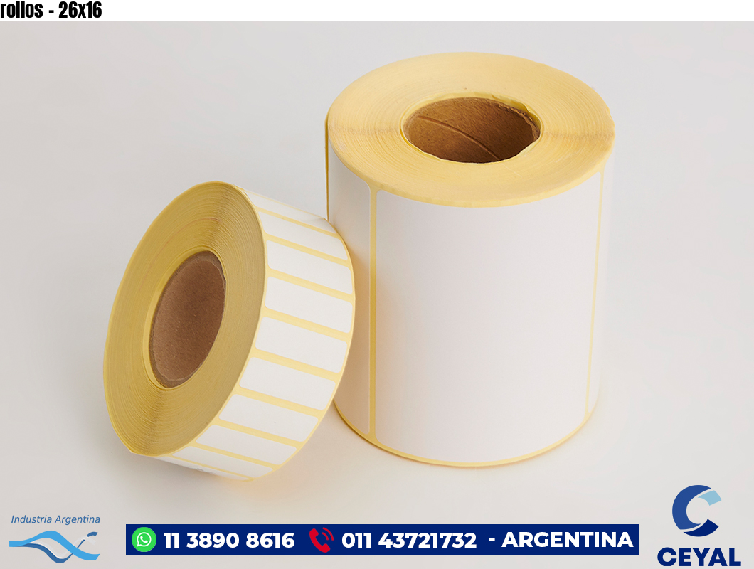 rollos - 26x16
