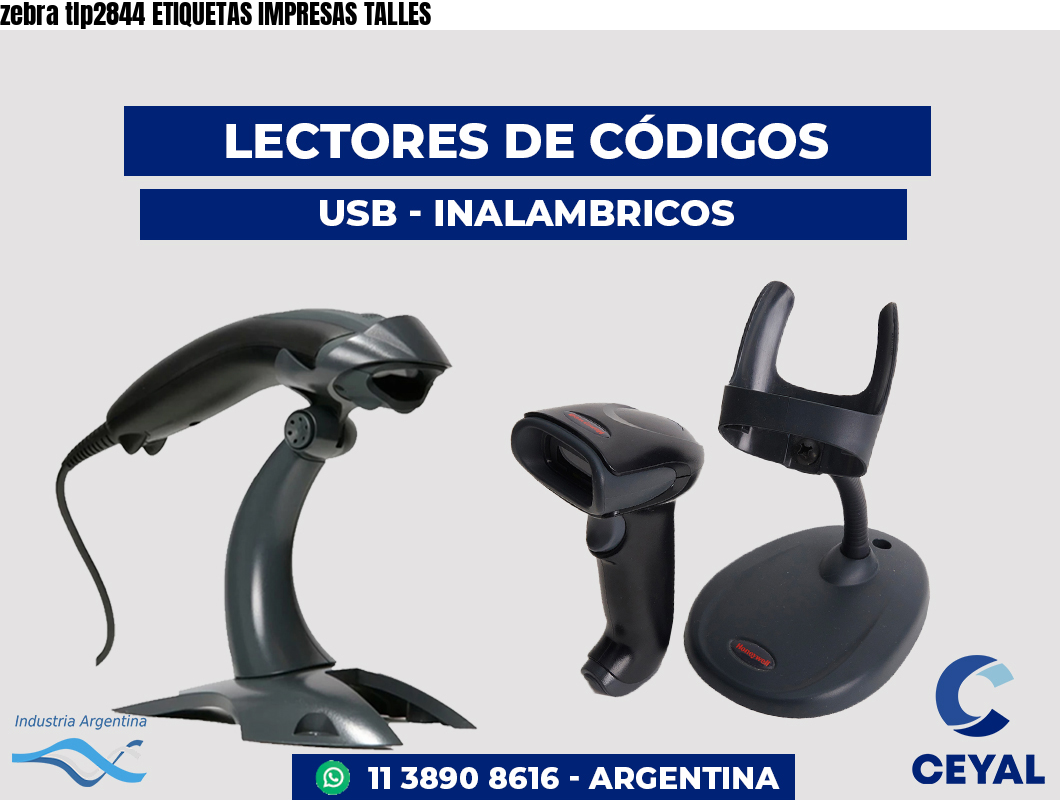 zebra tlp2844 ETIQUETAS IMPRESAS TALLES
