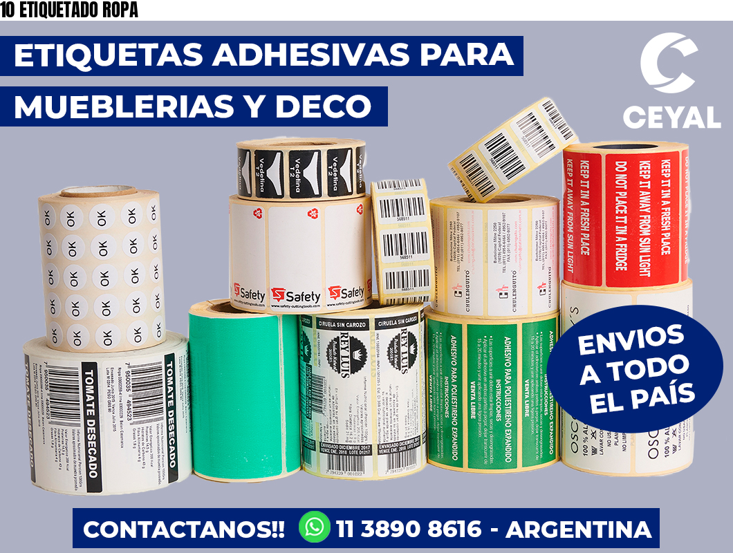 10 ETIQUETADO ROPA