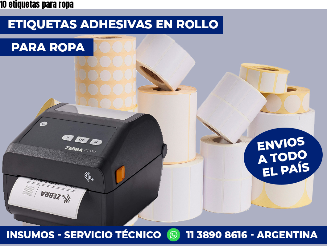 10 etiquetas para ropa