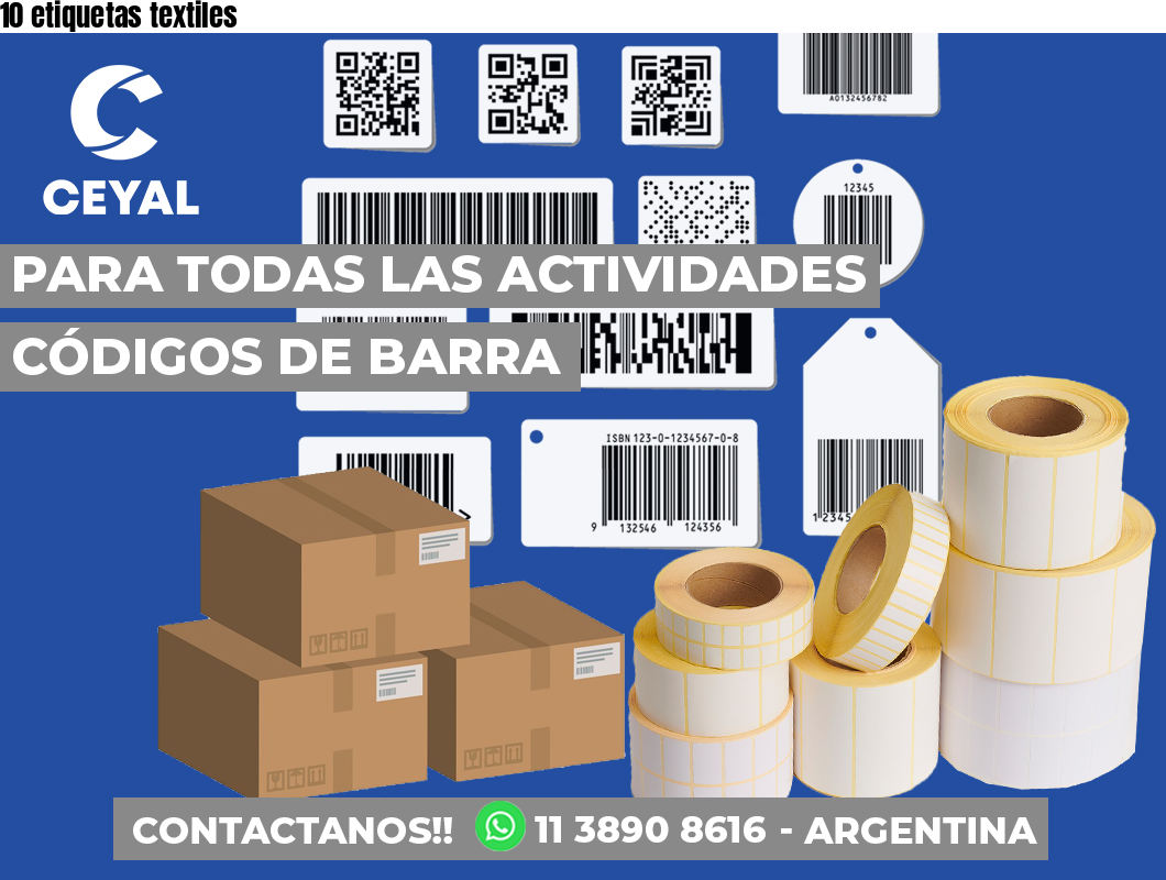 10 etiquetas textiles