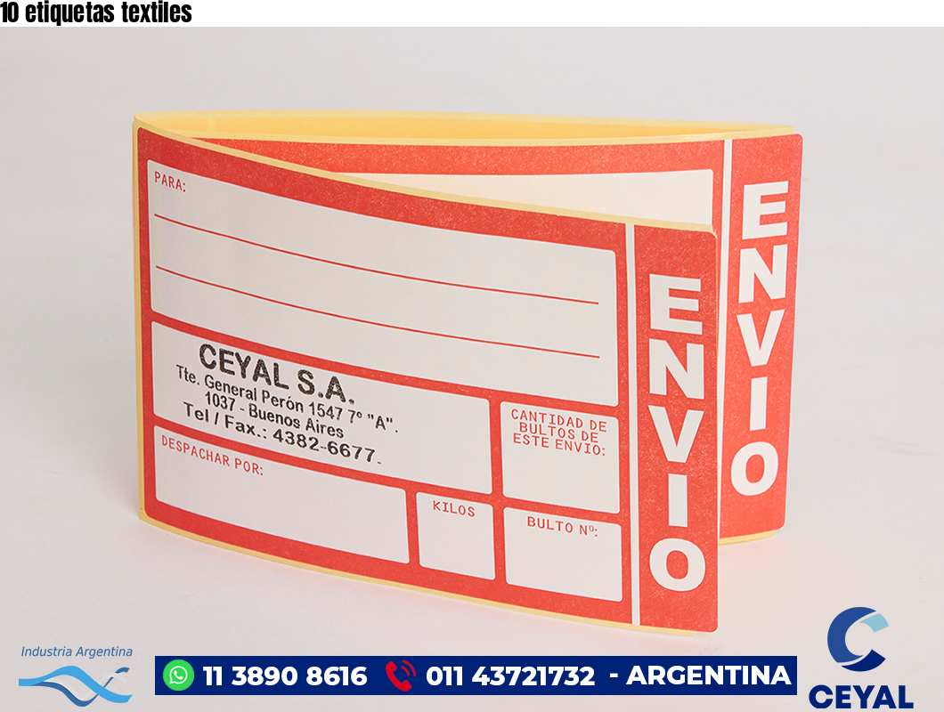 10 etiquetas textiles