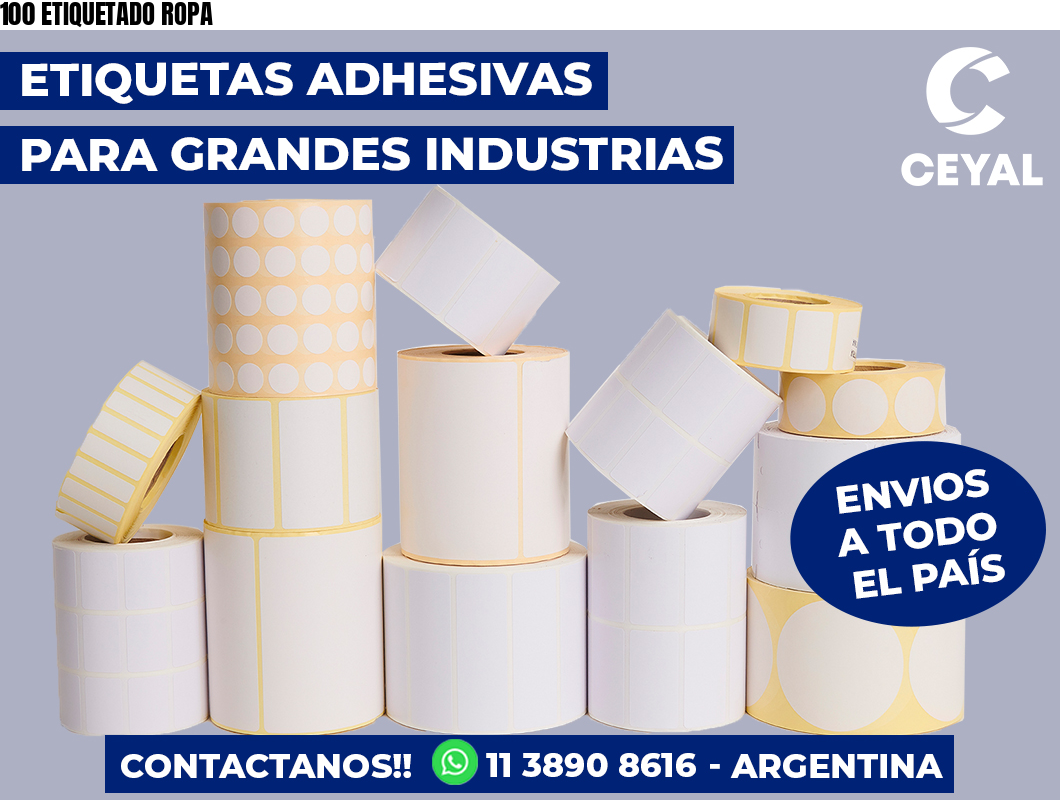 100 ETIQUETADO ROPA