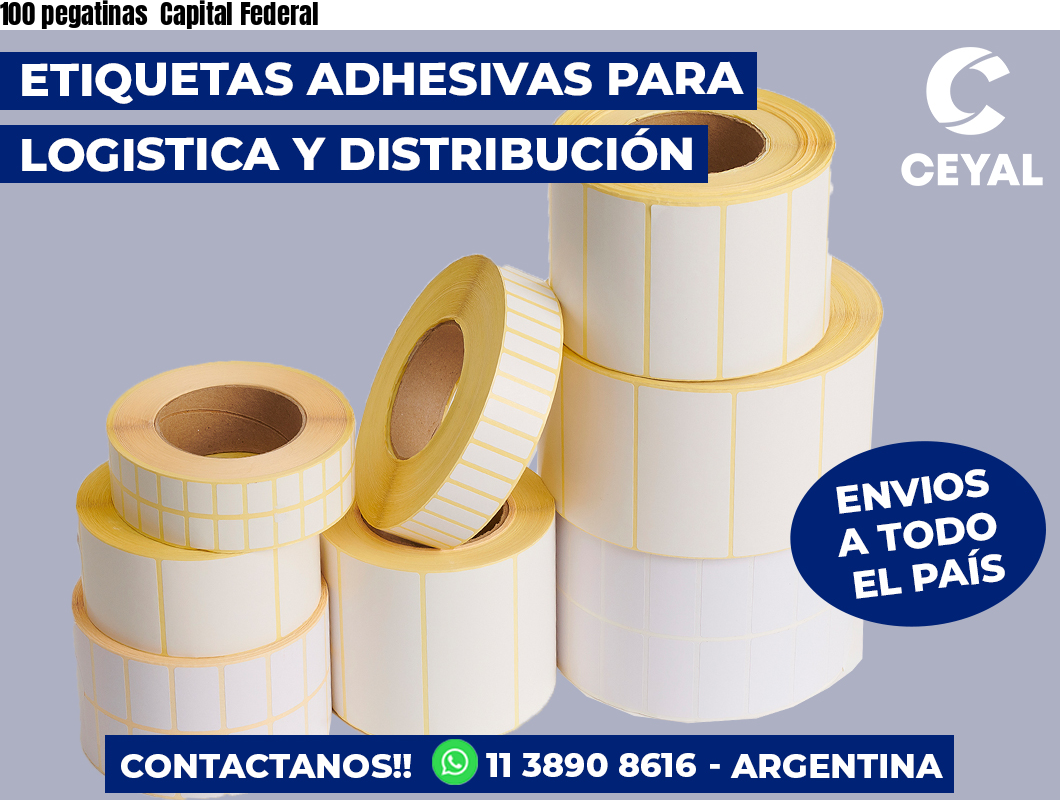 100 pegatinas  Capital Federal