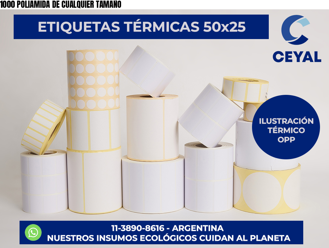 1000 POLIAMIDA DE CUALQUIER TAMAÑO