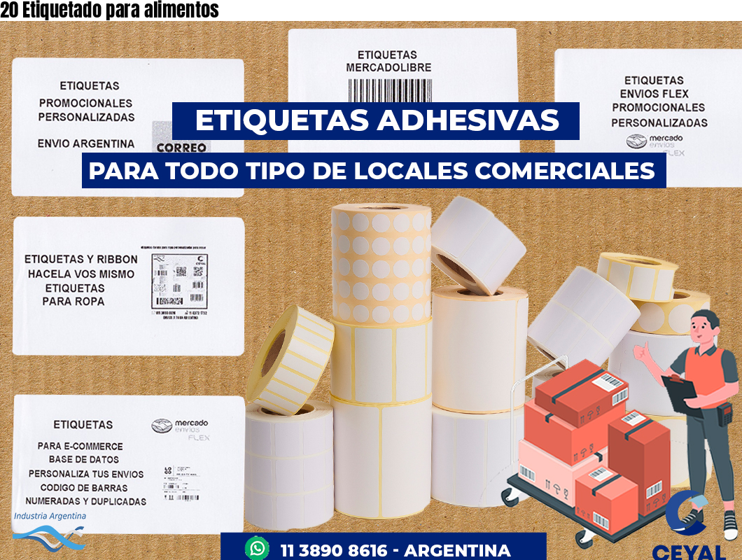 20 Etiquetado para alimentos