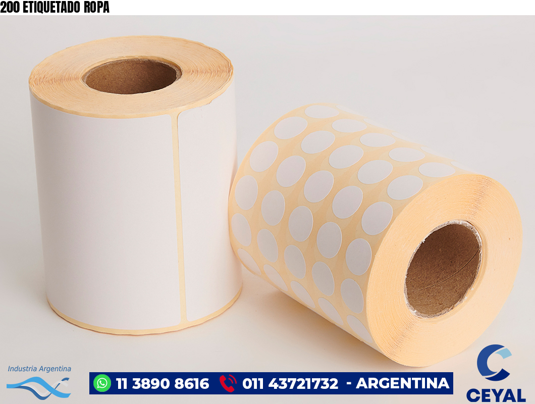 200 ETIQUETADO ROPA