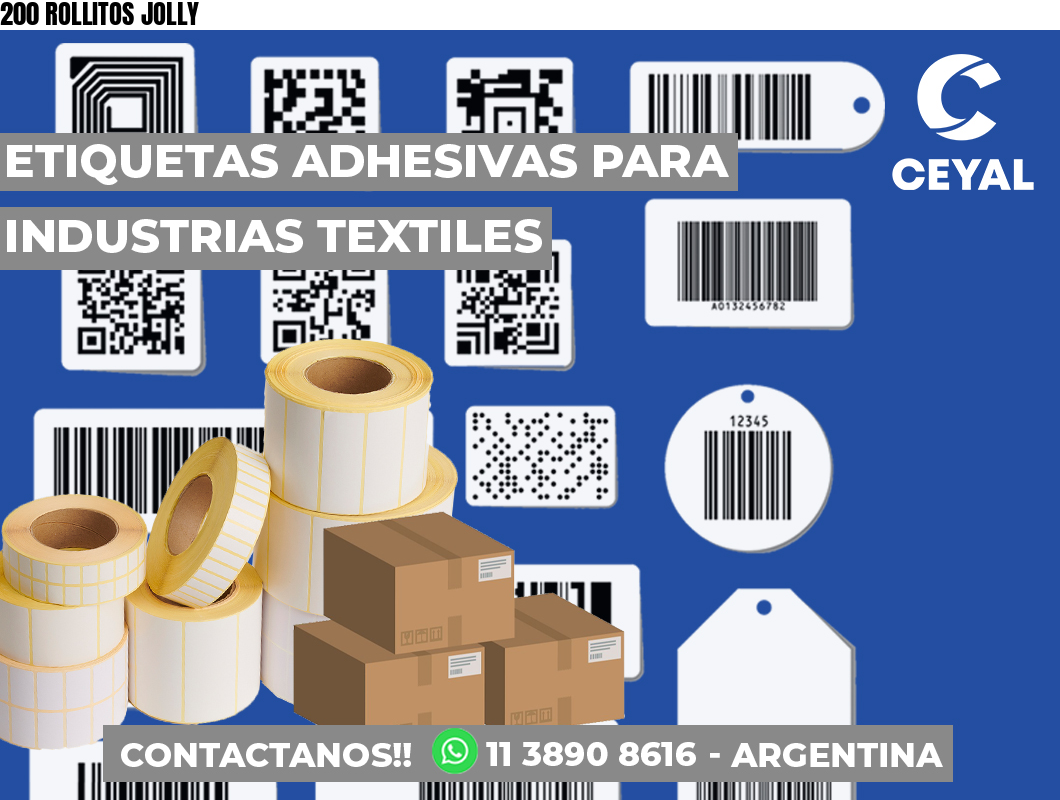 200 ROLLITOS JOLLY
