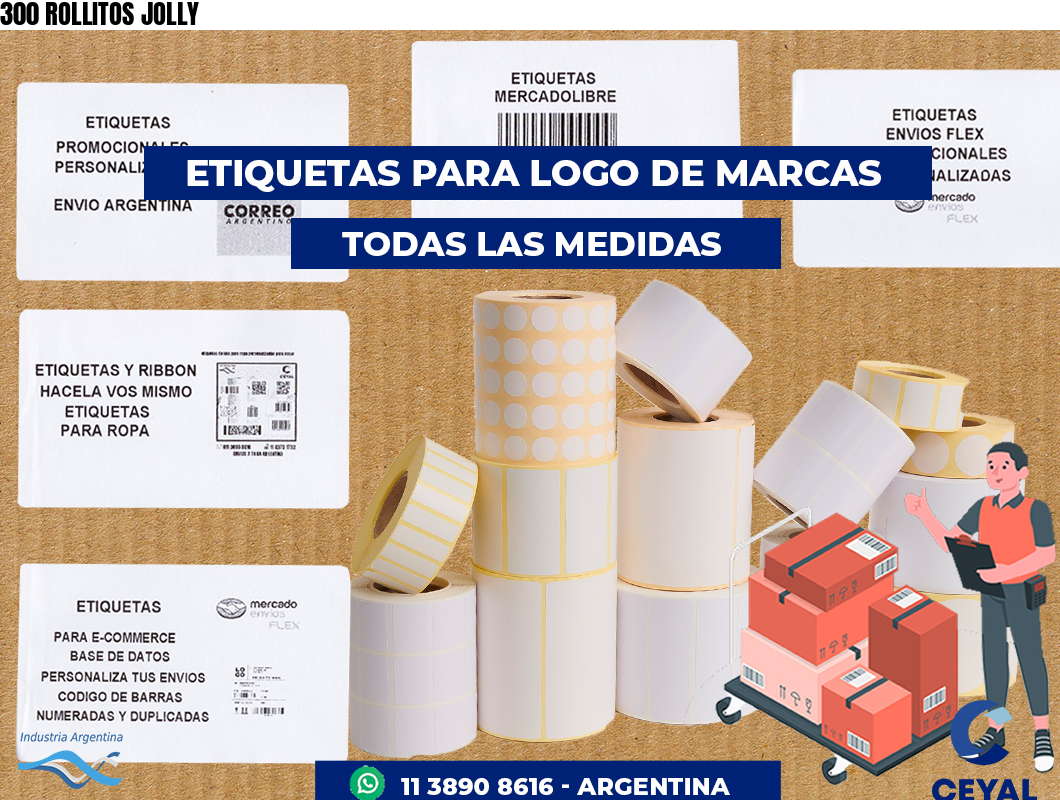 300 ROLLITOS JOLLY
