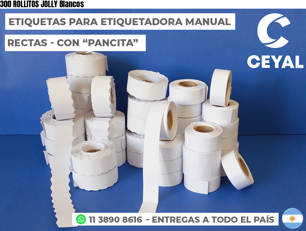 300 ROLLITOS JOLLY Blancos