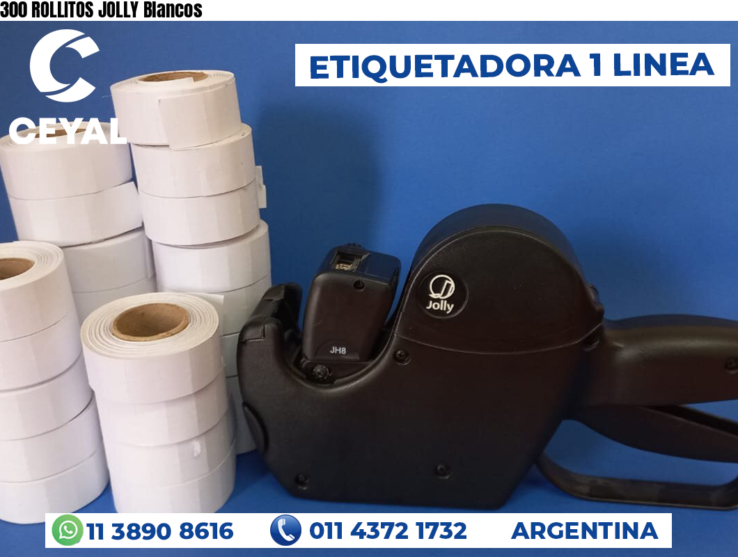 300 ROLLITOS JOLLY Blancos