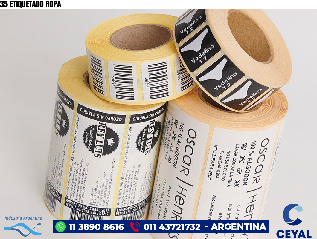 35 ETIQUETADO ROPA