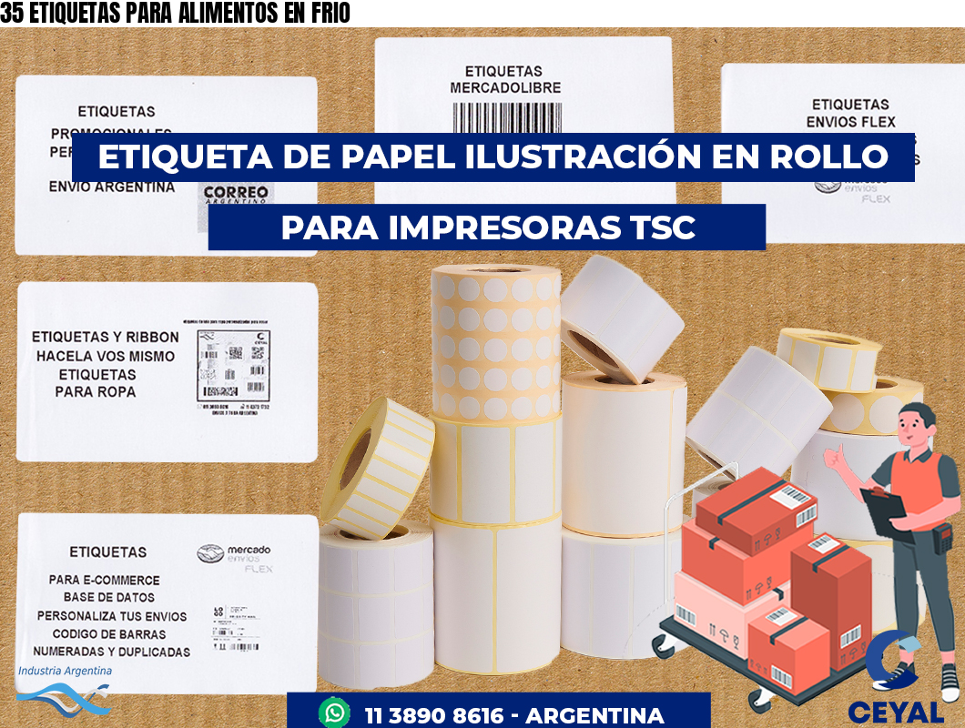 35 ETIQUETAS PARA ALIMENTOS EN FRIO
