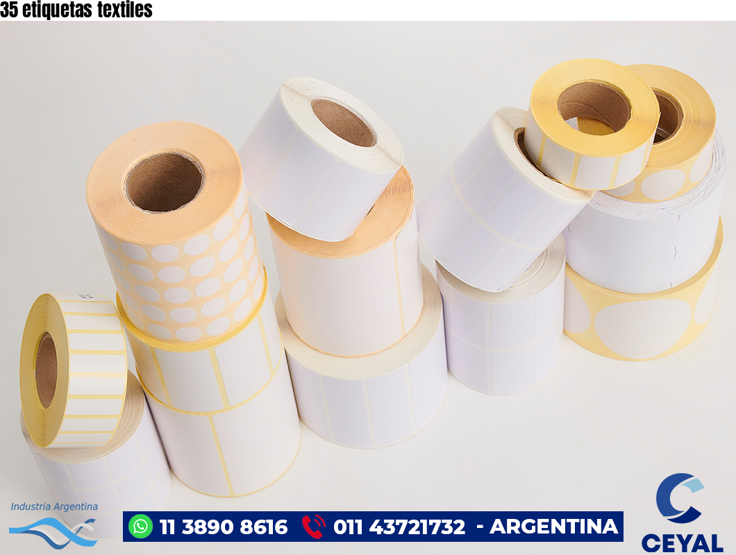 35 etiquetas textiles