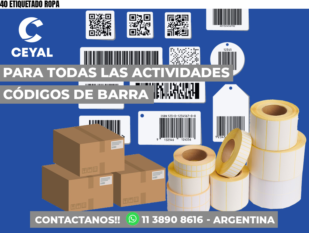 40 ETIQUETADO ROPA