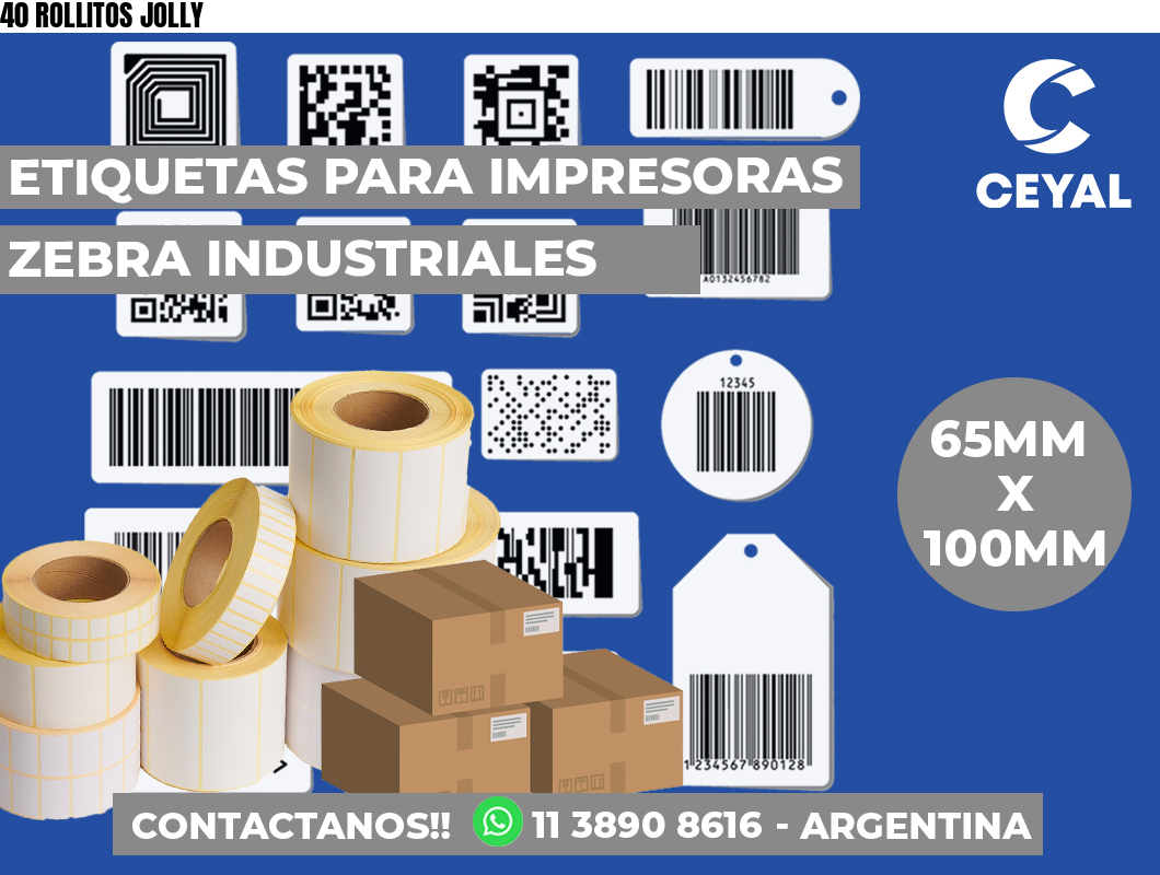 40 ROLLITOS JOLLY