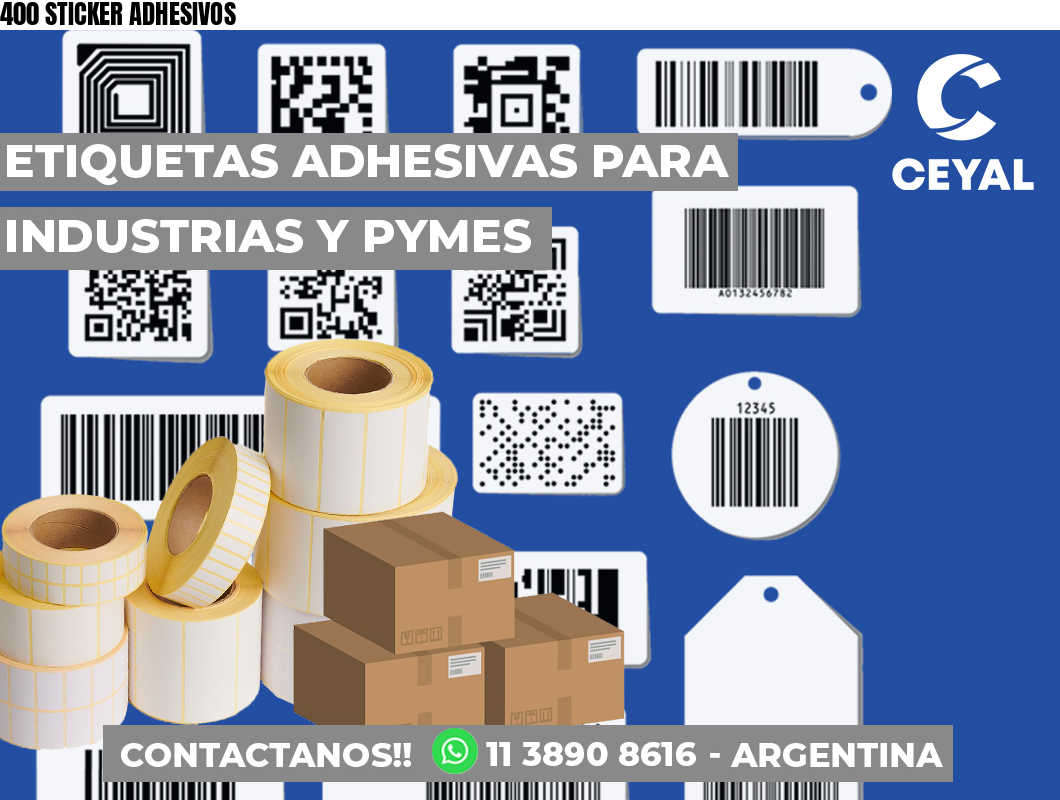 400 STICKER ADHESIVOS